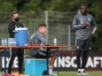DFB-Nationalmannschaft: Toni Kroos und Antonio Rüdiger beim Training