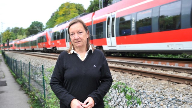 Tutzing: Anja Behringer beschwert sich über den Bahngleislärm