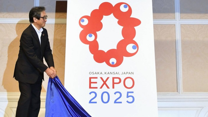 Logo of 2025 Osaka-Kansai Expo The official logo of the 2025 Osaka-Kansai World Exposition is unveiled in the western J