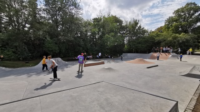 Skateboarding: Der Skatepark im Olympiapark.