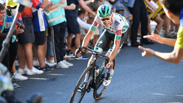 Radsport: Bisheriger Karrierehöhepunkt: Lennard Kämna gewinnt 2020 die 16. Etappe bei der Tour de France.