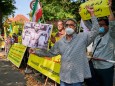 Demonstration gegen Hinrichtung von Ringer Afkari im Iran