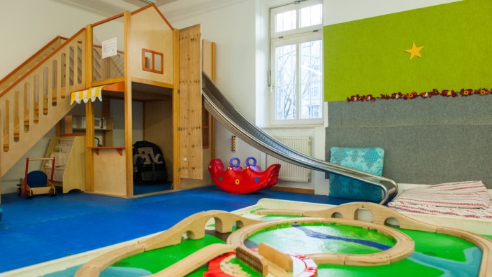 Spielzeug im Eltern-Kind-Zentrum in Schwabing, 2019