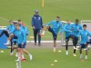 FC Schalke 04: Trainer David Wagner und die Mannschaft beim Training