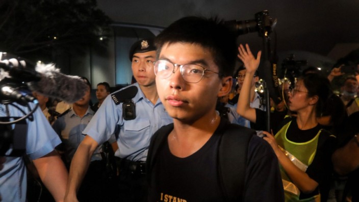 Hongkong: Joshua Wong auf einem Archivbild von 2019
