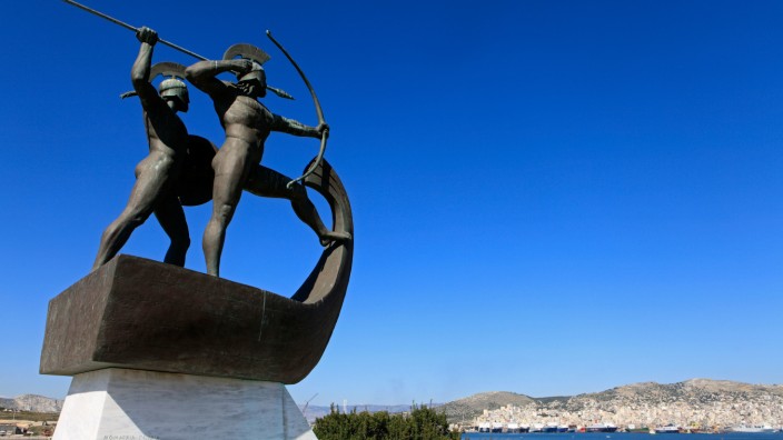 Historie: Triumph der Freiheit: Denkmal für den Seesieg bei Salamis.