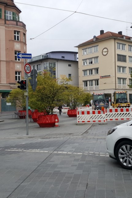 Pasing Verkehrssituation Marienplatz