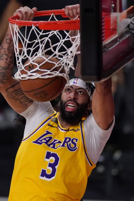 NBA-Finals: Kaum in den Griff zu kriegen: Anthony Davis erzielte 34 Punkte für die Lakers.