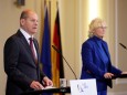 German Finance Minister Scholz and Justice Minister Lambrecht hold news conference in Berlin