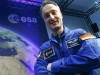 ESA's new astronaut Maurer of Germany poses during his presentation at the ESA headquarters in Darmstadt