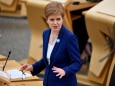 Scottish FM Sturgeon takes questions in Edinburgh