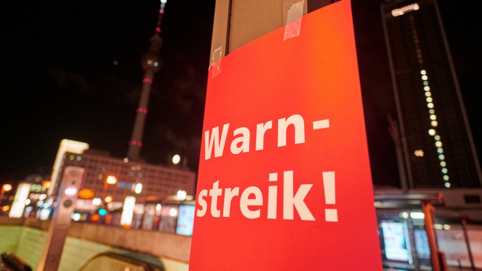Warnstreik Berlin