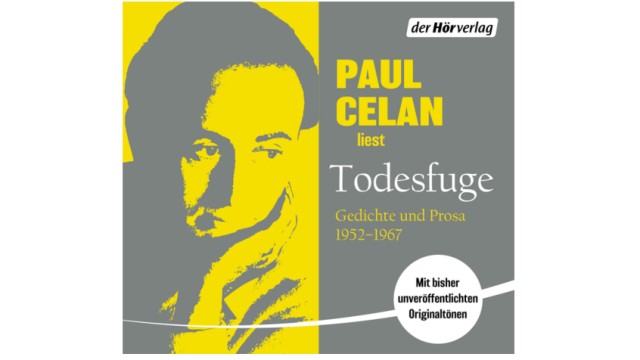 Lyrik: Paul Celan: Todesfuge. Gedichte und Prosa 1952-1968. Der Hörverlag, München 2020. 2 CDs, ca. 120 Minuten, 18 Euro.