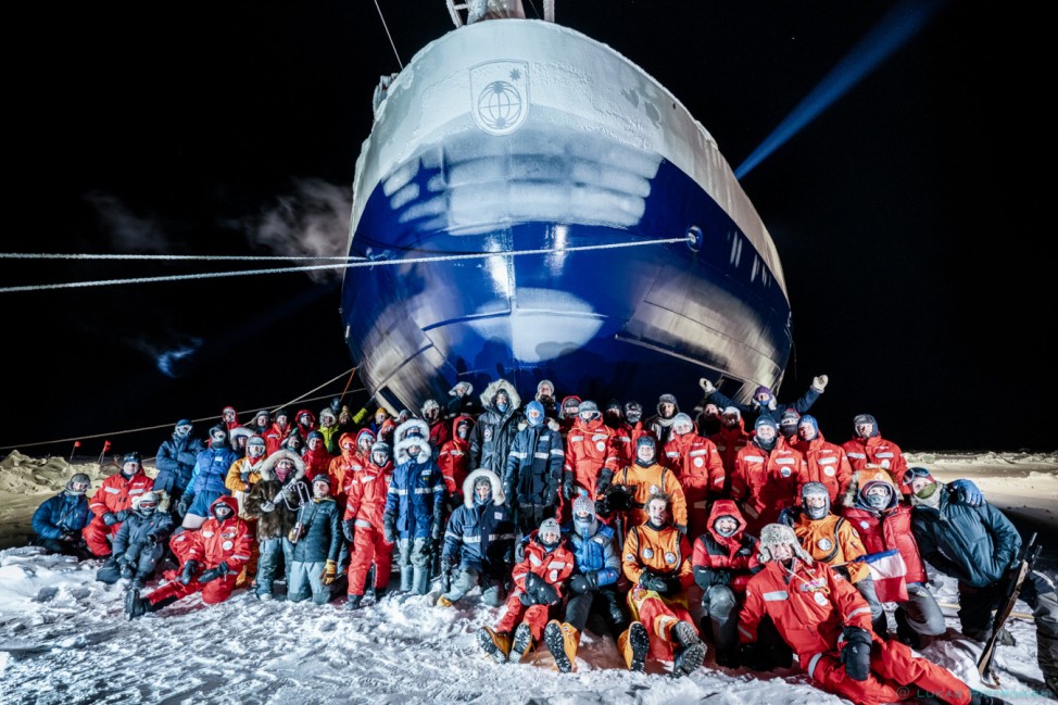 Gruppenbild der Arktisforscher