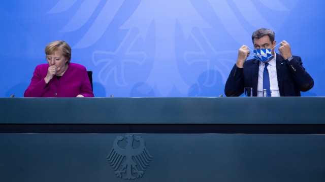 Merkel Meets With Governors As Coronavirus Infections Rise