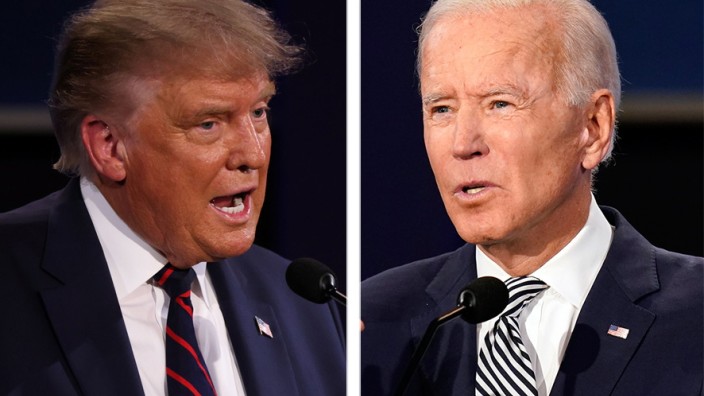 SZ Espresso: Donald Trump und Joe Biden beim ersten TV-Duell