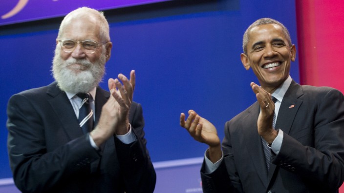 Amerikanische Debattenkultur: Barack Obamas erster Talkshow-Auftritt als Expräsident bei David Lettermans Netflix-Show.