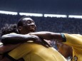 Pelé bei der Fußball-Weltmeisterschaft 1970 in Mexiko