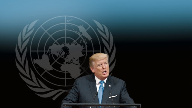 UN: Donald Trump hält nichts von den Idealen der UN, er setzt auf "Frieden durch Stärke".