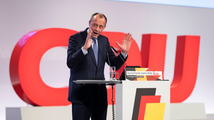 Friedrich Merz Leipzig, 22.11.2019: 32. Bundesparteitag der CDU Deutschlands. Vizepräsident des Wirtschaftsrates der CD