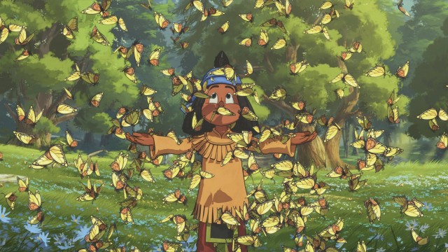 Animation: Sonnengruß im Blätterwald: Der achtjährige Indianerjunge Yakari lebt in Einklang mit der Natur.