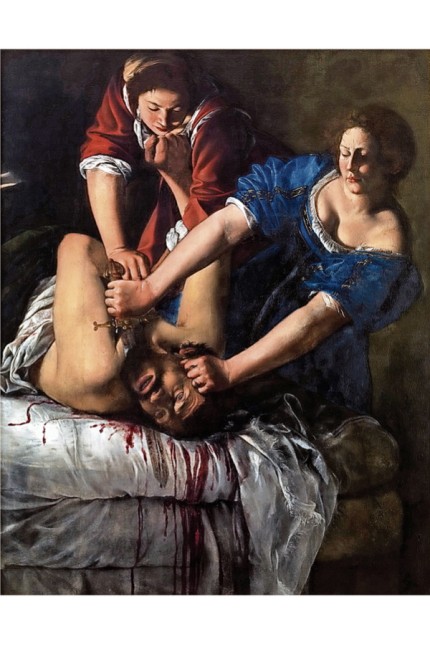 Gemäldeausstellung "Artemisia" in London: Artemisia Gentileschi wurde als 19-jährige vergewaltigt und durch den folgenden Prozess sehr berühmt. Später malte sie blutige Gemälde wie "Judith und Holofernes" (1612).