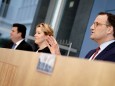 News conference of German Ministers Spahn, Giffey and Heil in Berlin