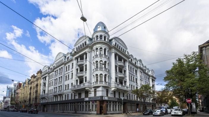 Historic KGB building, Riga, Latvia, Baltic States, Europe PUBLICATIONxINxGERxSUIxAUTxONLY Copyright: TomsxAuzins 1276-