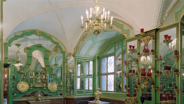 Prozess in Dresden: Das Grüne Gewölbe in Dresden. Das Museum sollte so sicher sein wie der amerikanische Militärstützpunkt Fort Knox.