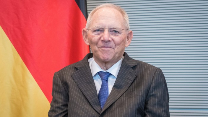 Berlin, Bundestagspräsident Wolfgang Schäuble empfängt den ukrainischen Parlamentspräsidenten Deutschland, Berlin - 30.