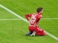 Fussball 1.Bundesliga FC BAYERN MUENCHEN - SV WERDER BREMEN 1-1 Thomas MUELLER, MÜLLER, FCB 25 at the match FC BAYERN MU; Müller