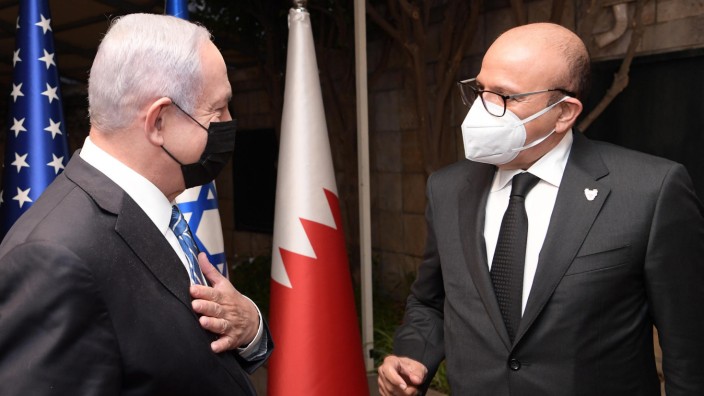 Bahrains Außenminister al-Sajani in Israel