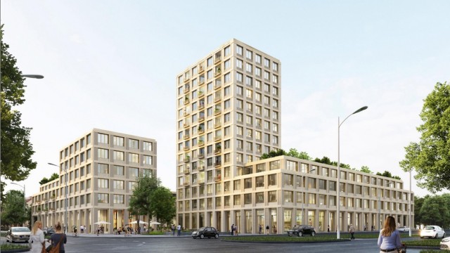 Münchner Osten: Der Entwurf von Müller Reimann Architekten aus Berlin belegte den dritten Platz.