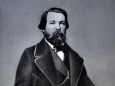 Portrait of Friedrich Engels (1820 - 1895) a German social scientist, author and political theorist. He and Karl Marx f