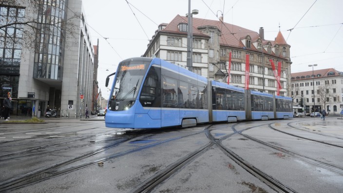 Verkehr in München: Die grün-rote Rathauskoalition will das Münchner Tramnetz deutlich ausbauen.