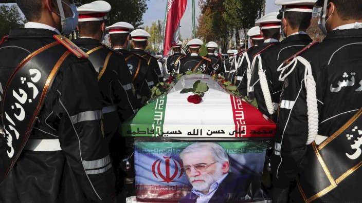 Iran: Beerdigung des Atomwissenschaftlers Mohsen Fakhrizadeh
