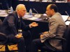 Franz Beckenbauer und Mohamed Bin Hammam auf dem FIFA-Kongress 2009