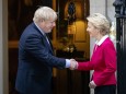 January 8, 2020, London, London, UK: London, UK. Prime Minister Boris Johnson greets President of the European Commissi