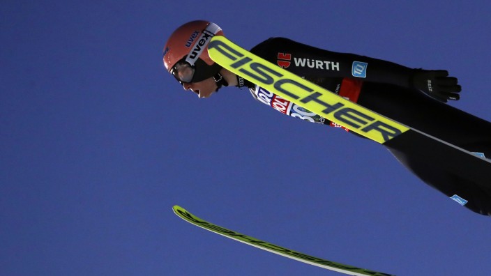 Skiflug-WM: Karl Geiger in Oberstdorf