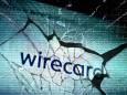 FOTOMONTAGE, Webseite des insolventen Zahlungsdienstleisters Wirecard auf zerbrochenem Glas, Wirecard-Finanzskandal ***