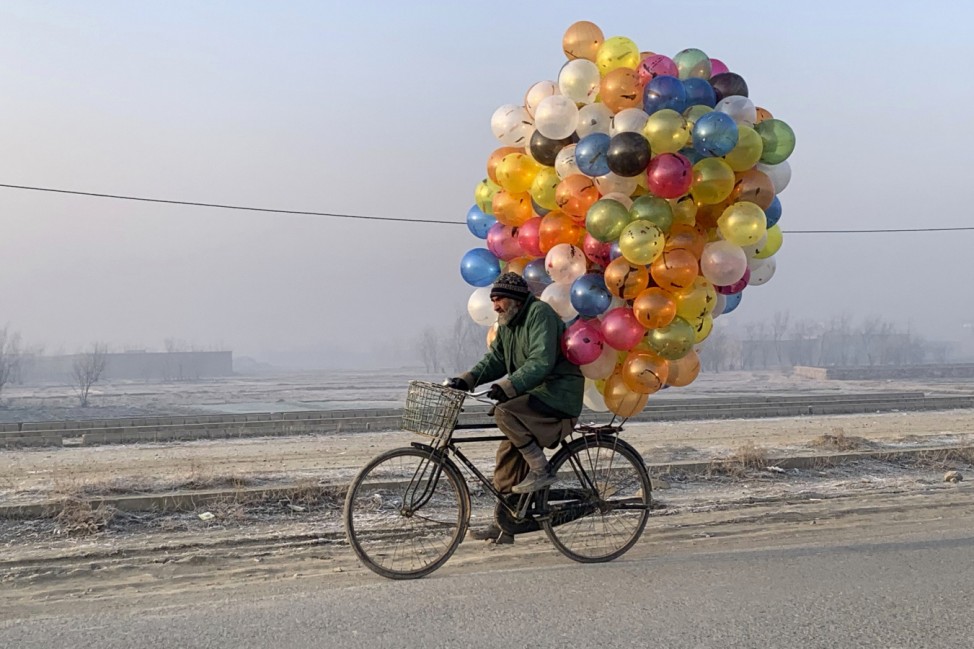 Ballonverkäufer in Afghanistan