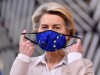 FILE PHOTO: European Commission head Ursula von der Leyen arrives for an EU summit in Brussels