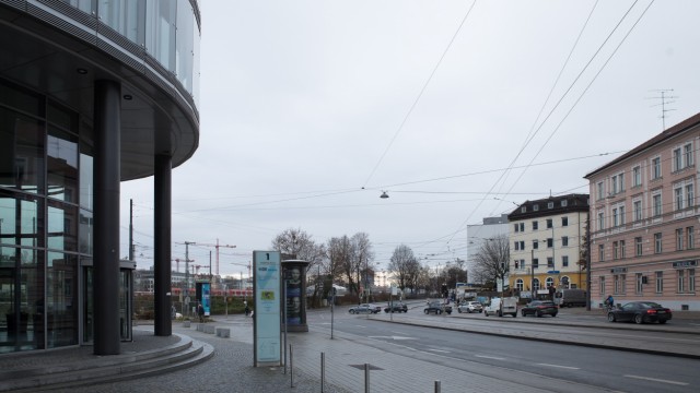 entstehendes Projekt Orleanshöfe zwischen der Ostbahnhof-Post und dem Haidenauplatz (altes Gebrauchtwagen-Areal)