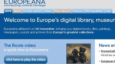Digitale Bibliothek Europeana: Internet-Bibliothek Europeana: Das Projekt vermittelt die gemeinsame europäische Kultur.