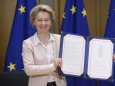 EU-Spitze signiert Brexit-Handelspakt