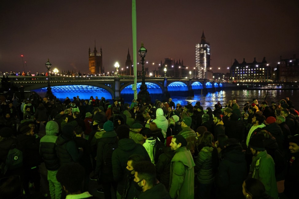 Anti-lockdown protest in London