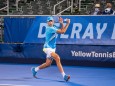 DELRAY BEACH, FL - JANUARY 08: Ivo Karlovic (CRO) competes during round 1 of singles at the ATP, Tennis Herren Delray Be
