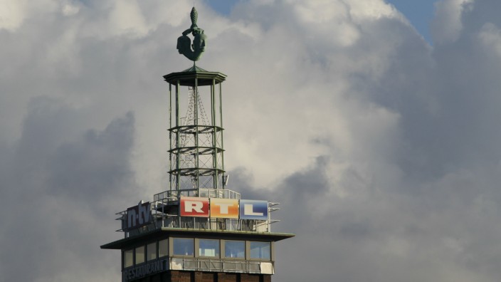 File photo of the logo of  RTL Television as seen on the Cologne trade fair tower near the RTL headquarters in Cologne