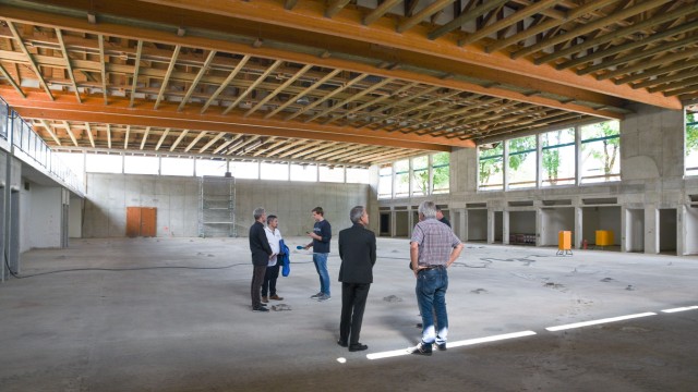Baustellen 2021: Penzberg fördert den Sport in der Josef-Boos-Turnhalle.