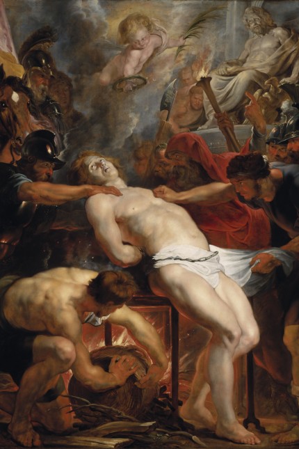 Literatur: Auch Mord-Vorlage: "Das Martyrium des Hl. Laurentius" von Peter Paul Rubens aus der Alten Pinakothek in München.